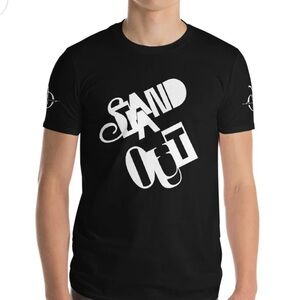 NWOT “Stand Out” Black Graphic T-Shirt